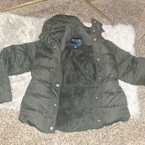 Bitten by Sarah Jessica Parker Kids Olive Green Puffer Jacket